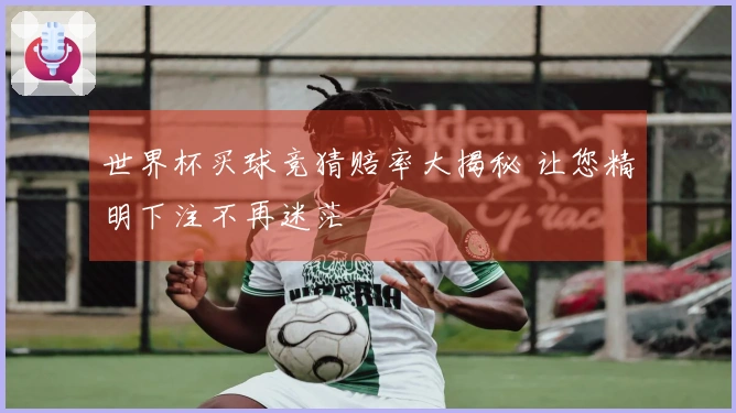 世界杯买球竞猜赔率大揭秘 让您精明下注不再迷茫